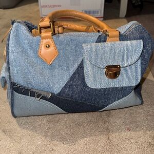 Denim satchel Bag